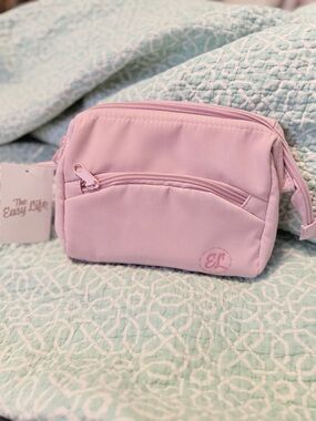 NWT The Easy Life Pink Travel Cosmetic Bag